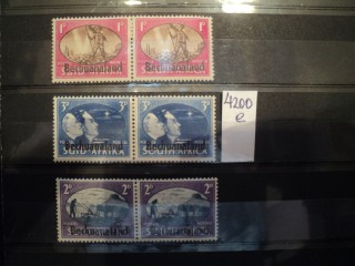Фото марки Бечуанленд серия пары 1945г *