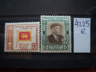 Фото марки Цейлон серия 1949г *