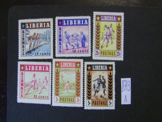 Фото марки Либерия 1955г серия **