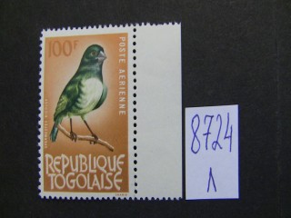 Фото марки Того 1964г **