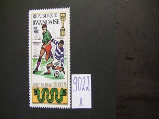 Фото марки Руанда 1970г *