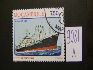 Фото марки Мозамбик 1981г