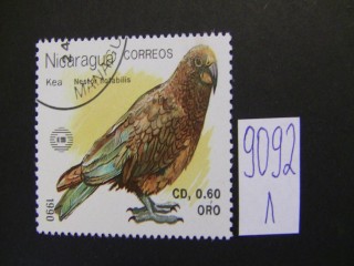 Фото марки Никарагуа 1990г
