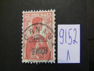 Фото марки Швейцария 1909г