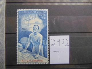Фото марки Новая Каледония марка 1942г **