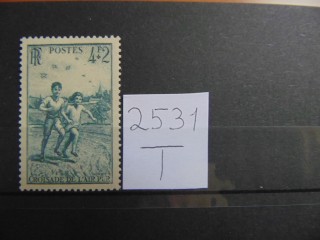 Фото марки Франция марка 1945г *