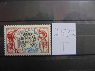 Фото марки Франция марка 1953г *