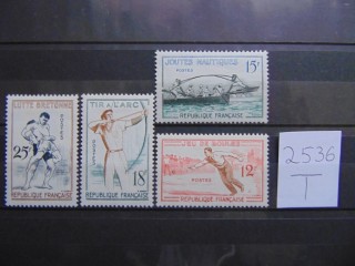 Фото марки Франция серия 1958г *