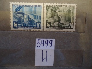 Фото марки Германия ГДР серия 1955г *