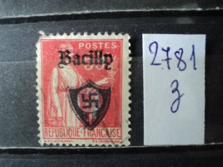 Фото марки Германская оккупация Франции