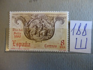 Фото марки Испания 1980г **