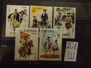 Фото марки Испания 1974г серия **
