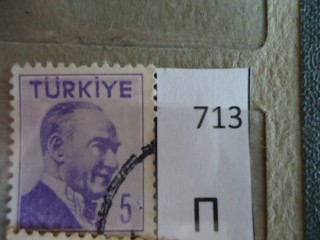 Фото марки Турция 1956г