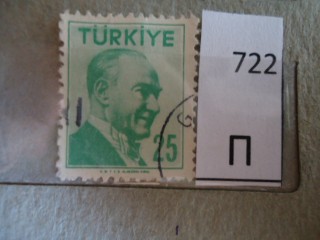 Фото марки Турция 1956г