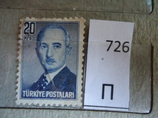 Фото марки Турция 1948г
