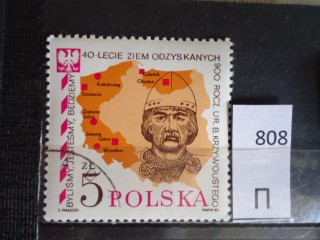 Фото марки Польша 1985г