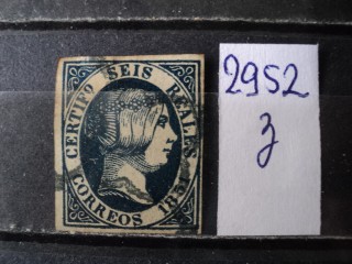 Фото марки Испания 1851г (850 евро)