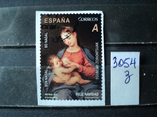 Фото марки Испания (вырезка)