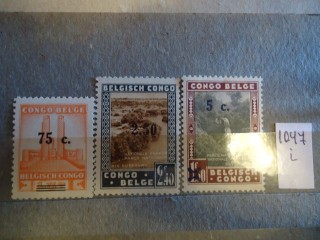 Фото марки Бельгийское Конго 1941г серия **