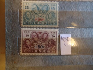 Фото марки Бельгийское Конго 1936г серия **