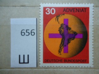 Фото марки Германия 1967г **