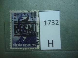 Фото марки Турция 1957г
