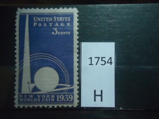 Фото марки США 1939г **