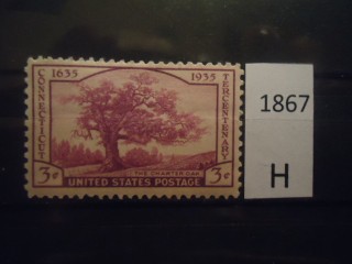 Фото марки США 1935г **