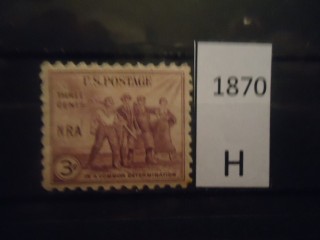 Фото марки США 1938г **