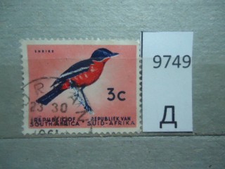 Фото марки Южная Африка 1961г