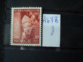 Фото марки Норвегия 1953г **