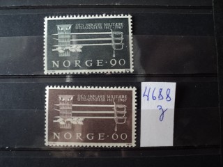 Фото марки Норвегия серия 1967г **
