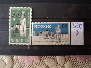 Фото марки Норвегия серия 1965г **