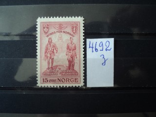 Фото марки Норвегия 1946г **