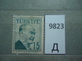 Фото марки Турция 1958г