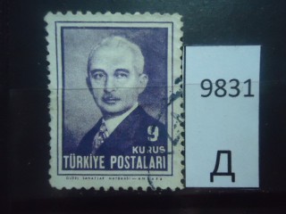 Фото марки Турция 1946г