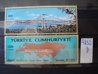 Фото марки Турция серия 1970г **