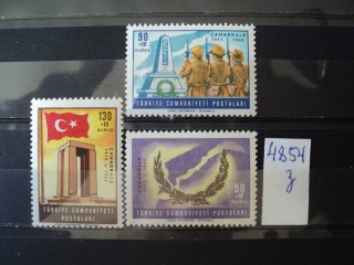 Фото марки Турция серия 1965г **