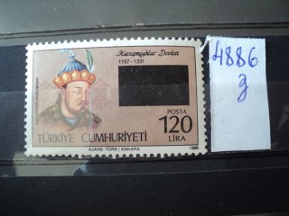 Фото марки Турция 1986г *