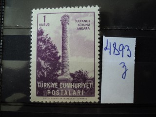 Фото марки Турция 1963г **