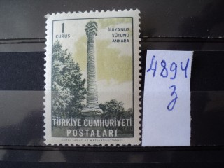 Фото марки Турция 1963г **