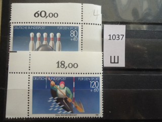 Фото марки Германия 1985г серия **