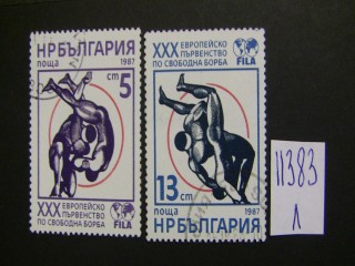 Фото марки Болгария 1987г серия
