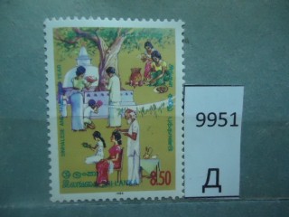 Фото марки Шри-Ланка 1986г **