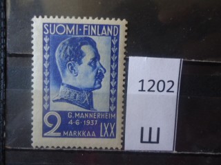 Фото марки Финляндия 1937г *