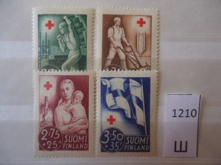 Фото марки Финляндия серия 1941г *