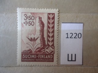 Фото марки Финляндия 1944г *