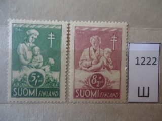 Фото марки Финляндия серия 1946г *