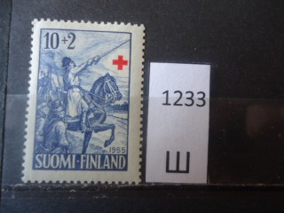 Фото марки Финляндия 1955г *