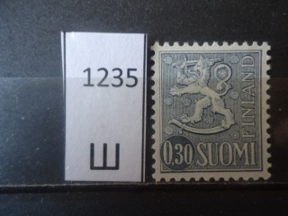 Фото марки Финляндия 1963г тип 2 *